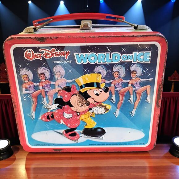 🎢 Walt Disney Metal Lunchbox | Aladdin | Double-Sided | Lunchbox ONLY - Picture 3 of 16
